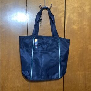 PUMA- Navy Blue Tote Bag with Aqua Accents